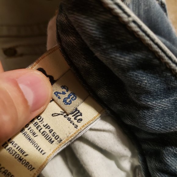 Miss Me Blue Jeans Flare Studs Distressed Denim JP4503 | Women's 28 Pre-owned - Picture 6 of 14